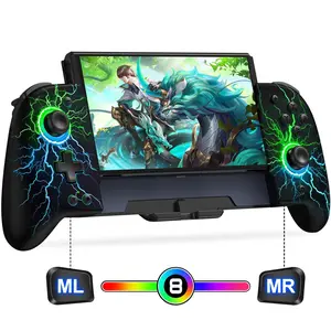 ESYWEN Switch Controllers Compatible with Switch/Switch OLED Replacement for Switch Pro Controller, for Big Hand Players with Adjustable TURBO Function