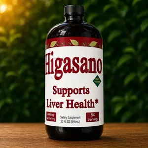 Higasano Liver Health Liquid Supplement – Herbal Liver Support Formula, 32 fl oz (946 mL), 64 Servings