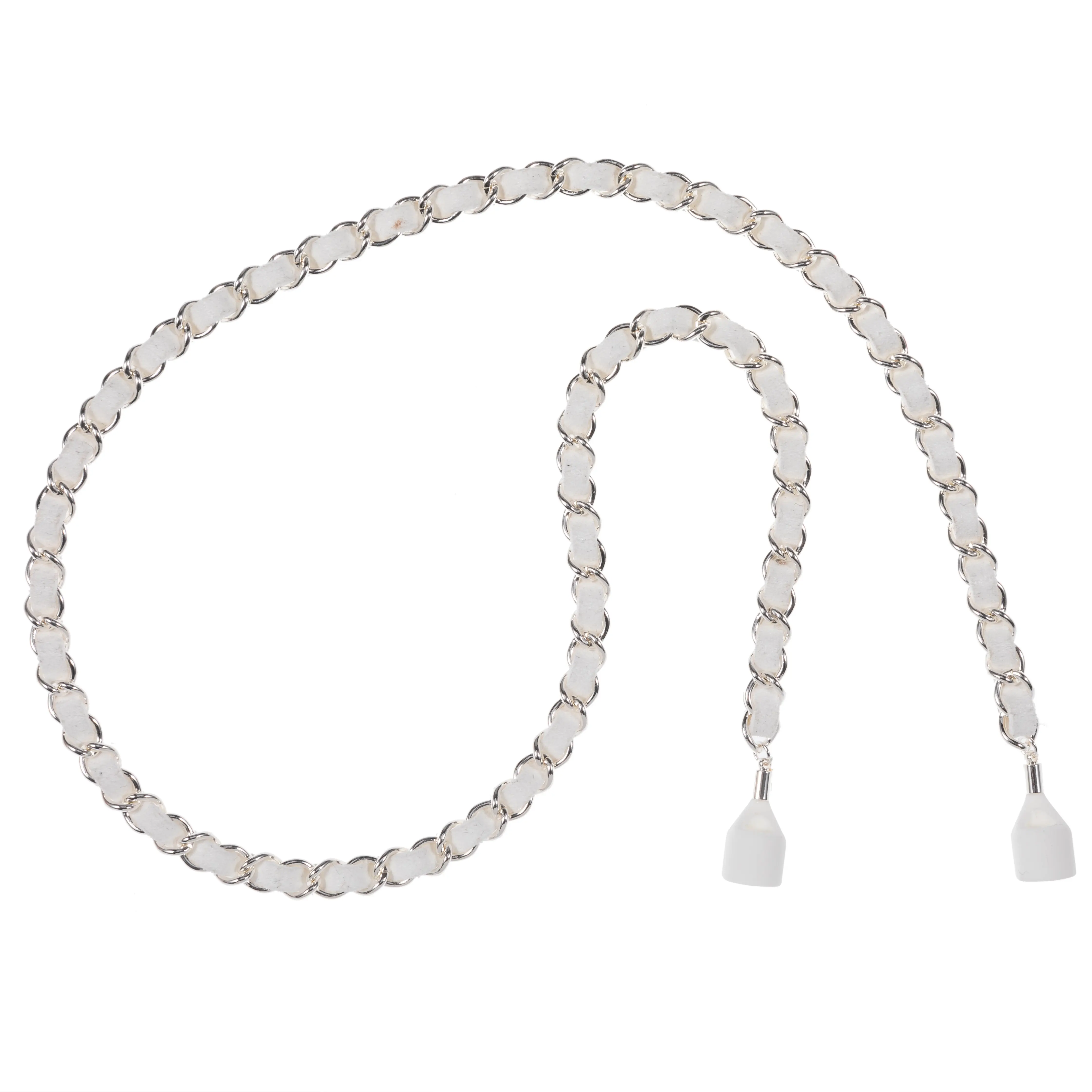 So White Silver AirPod Chain
