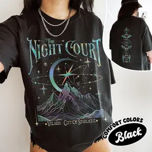 Velaris The Night Court Acotar T-Shirt, Velaris The Night Court Tee, Court Of Dreams, Inner Circle Acotar Tee