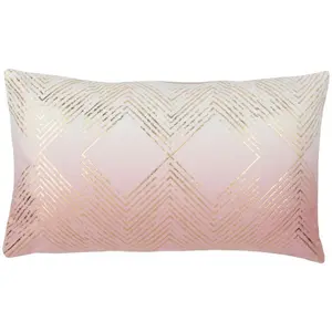 Sarla Pillow - Blush/Gold - 12"X20" - Safavieh
