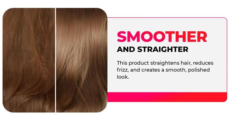 【Sleek & Curls Forever】 TYMO AIRFLOW + RING Holiday Gift Set Curling Iron & Hair Straightener Brush 2-in-1 Styler for Smooth Frizz-Free Results