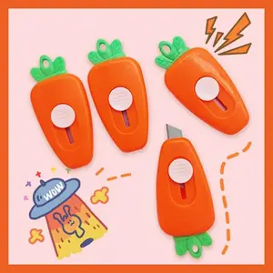 Mini utility knife, small, cute and portable carrot cutting paper knife, express unboxing knife, utility knife