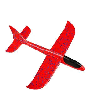 New Toy Foam Glider Plane Model, 24cm & 48cm Hand-Throwing Airplane, Outdoor Play Unisex Kids Toy, No Battery Required