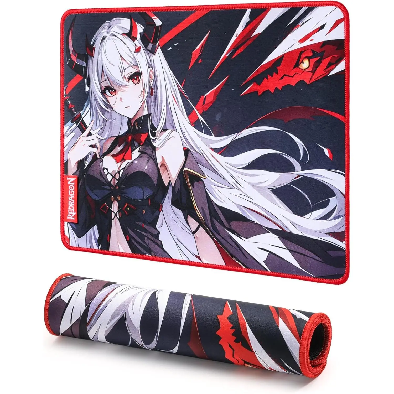 マウス・トラックボール Yuki Aim Glass Mousepad Kitsune L Drop1 Yuki Aim x Demon1 - Glass Mousepad