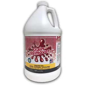 Multi-Purpose Stain Remover, 128 oz, For Carpet, Clothes, Upholstery, and Other Fabrics