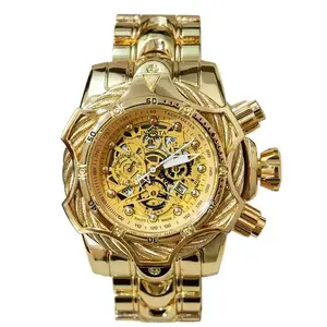 Men’s street-style fashion analog quartz watch with round dial, comes with box — trendy, versatile, and an exquisite birthday gift or Father’s Day present