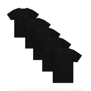 Men's  Essential Cotton T-Shirts - Classic Fit, Crewneck, Breathable Fabric, Casual Wear, Loose Fit, Beige Plain Shortsleevepeng