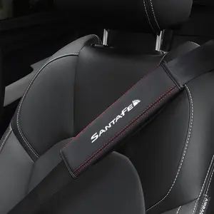Comfortable Car Seat Belt Shoulder Cover, Safety Pad for Hyundai Santafe, Car Accessory, Car Interior Decoration, Available in 1pc or 2pcs, Ideal for Enhanced Comfort