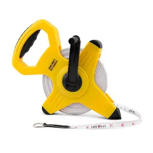 Open Reel Tape Reel Measuring Fiberglass Tape Measure   165ft/50m