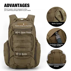 Mardingtop 28L camping military tactical backpack Molle hiking backpack is suitable for cycling outdoor activities hiking travel camping daily life