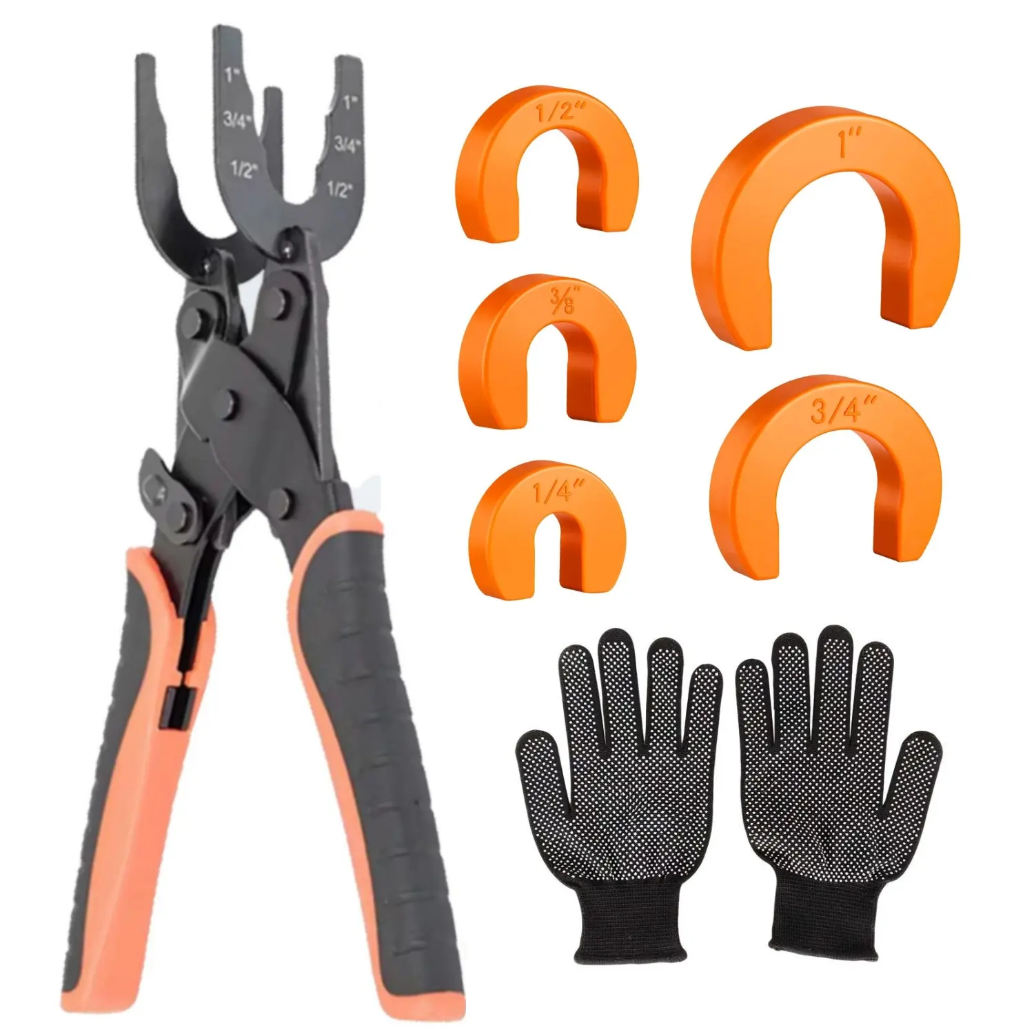 Push to Connect Removal Tool Disconnect Tongs Tool for 1/2”, 3/4”, 1” Push in Fittings Plumbing Tools for Removal PEX PVC Copper Pipe - Home Improvement.