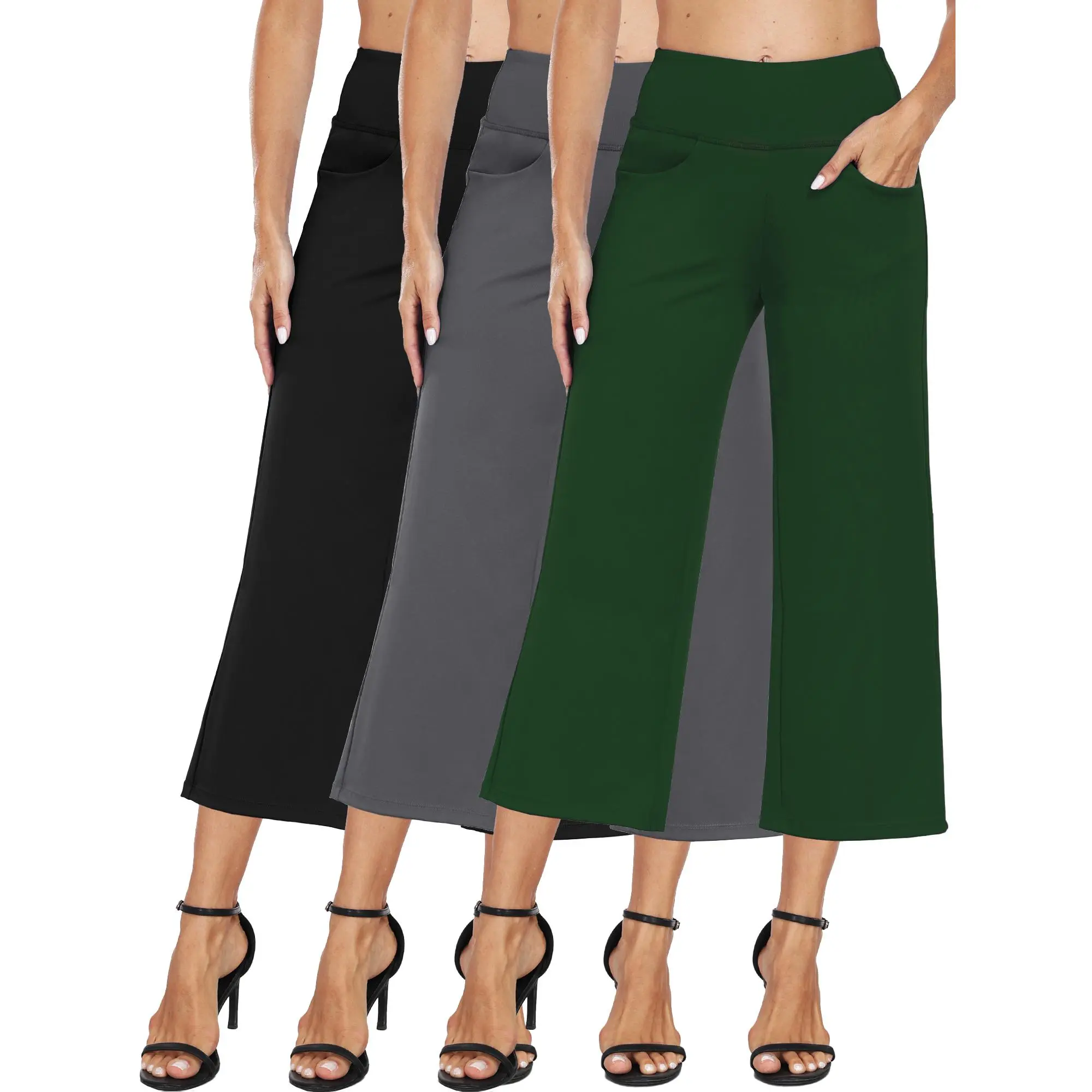 40# Black, Grey, Green,3 Pair