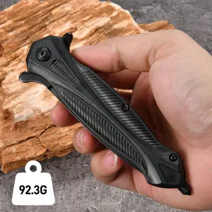 EDC stainless steel high-hardness camping knife, multi-functional field portable emergency utility straight knife, small knife for outdoor use Edc Survival Tool Multifunctional Tool