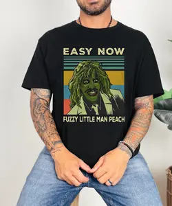 Old Gregg Easy Now Fuzzy Little Man Peach The Mighty Boosh T-Shirt, The Mighty Boosh Shirt, Old Gregg Tee, Horror Movie
