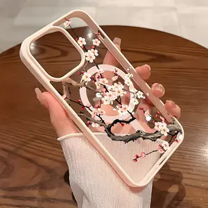Premium Magnetic Phone Cases for iPhone11/12/13/14/15/16//17/Air/promax/Plus Elegant Cherry Blossom Branch y2k cased MagSafe Ready, Anti-Fall, Springtok and Ultra-Thin Design | Perfect for Everyday Use Screen Protector Resistance