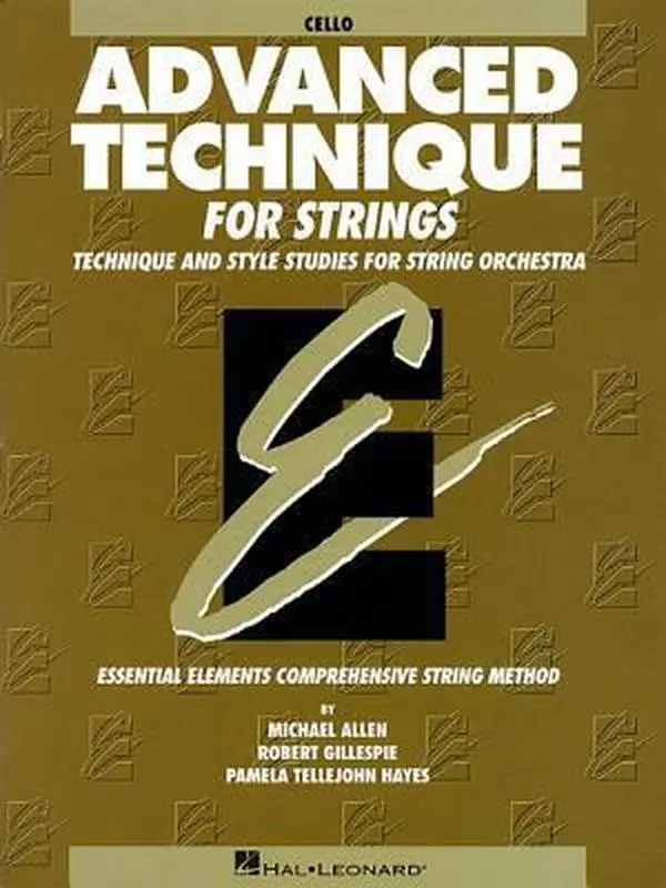 USED Book - Advanced Technique for Strings - Cello Essential Elements Level 4 Method Book Three-Octave Scales, Shifting Exercises, and Rhythmic Studies Hal Leonar by Gillespie, Robert (Paperback) - english