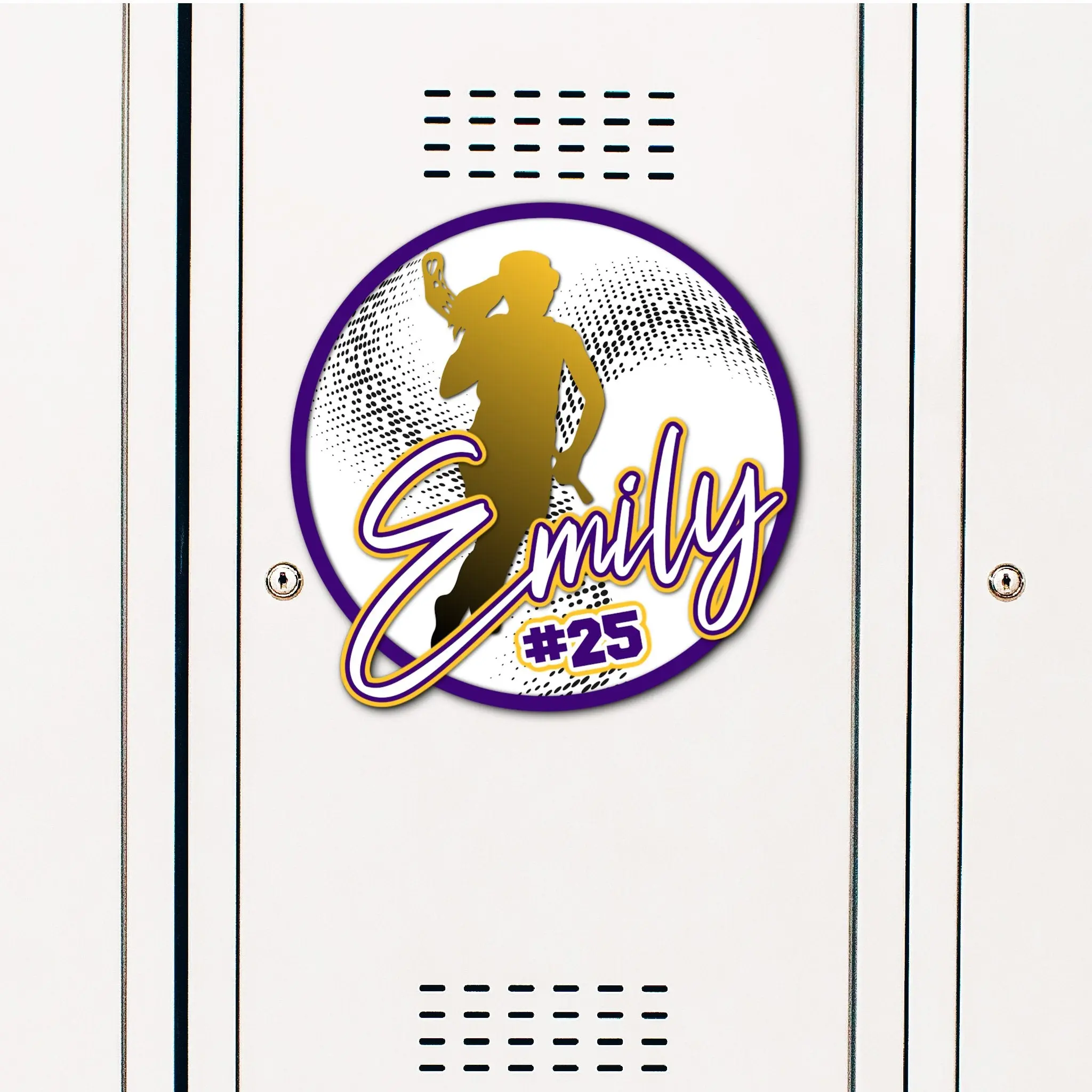 Girl's Lacrosse Locker Decoration