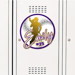 Girl's Lacrosse Locker Decoration