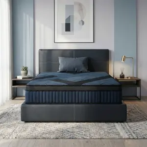 Full Size Mattress 14 Inch | Full Mattresses in a Box Hybrid | Medium Plush Feel Memory Foam and Individual Pocket Springs | Fiberglass Free Bed Matress | Breathable | CertiPUR-US | Upgrade