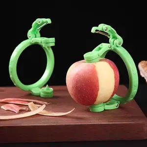 Handheld Manual Apple & Pear Peeler – Rotating Fruit Spiralizer & Zester Kitchen Gadget
