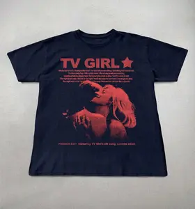 Tv Girl tshirt, French Exit Album Tee, Cute indie band tee, Gifts for her, Lovers rock shirt, Tv Girl Band tee, Music Band Graphic Shirt