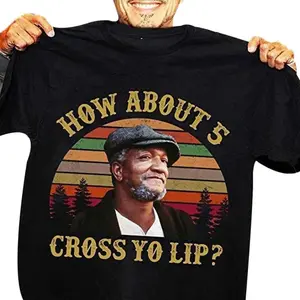 Vintage Fred G Sanford How About 5 Cross Yo Lip Graphic Tshirt Design