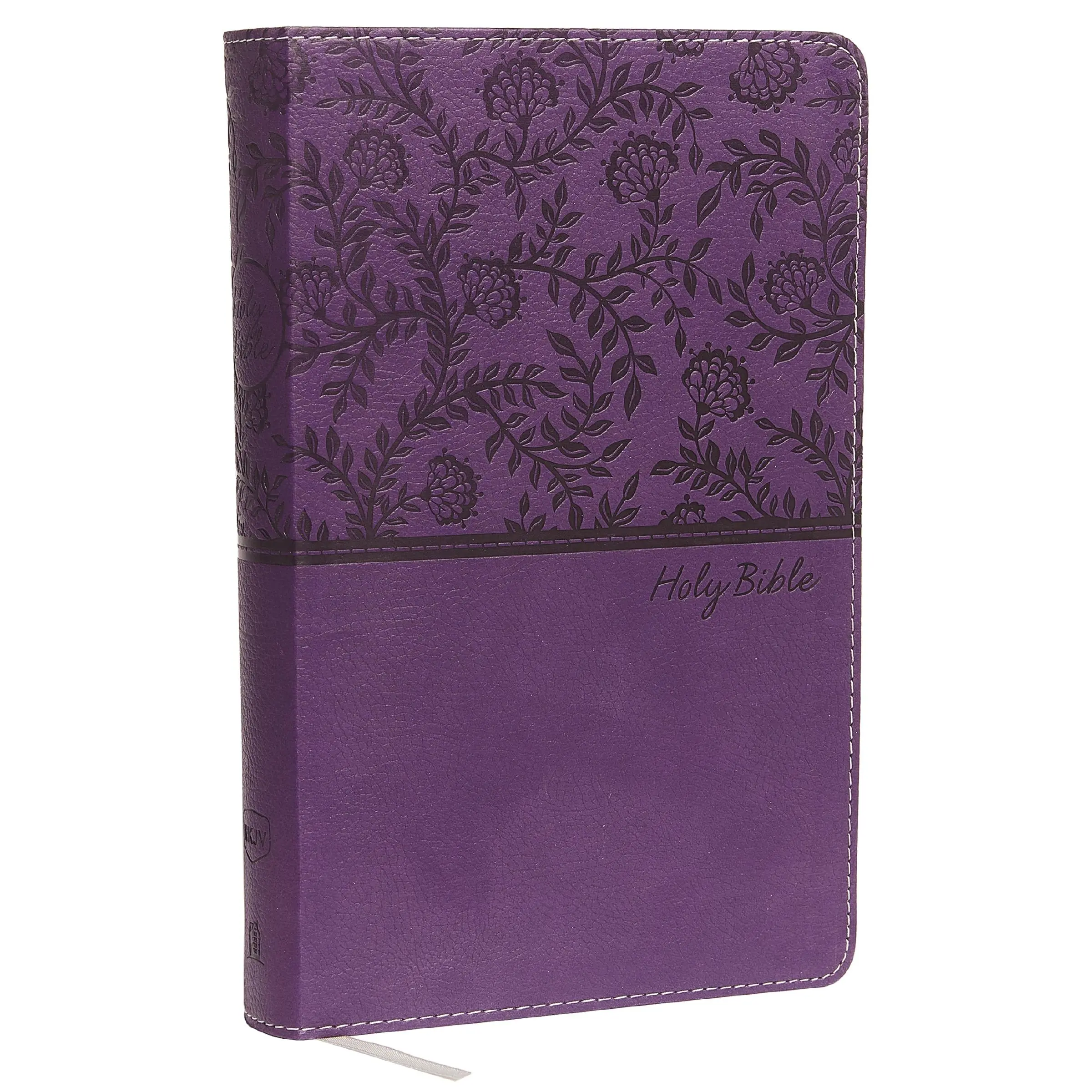 NKJV, Deluxe Gift Bible, Leathersoft, Purple, Red Letter, Comfort Print: Holy Bible, New King James Version by Thomas Nelson [Leathersoft Book]