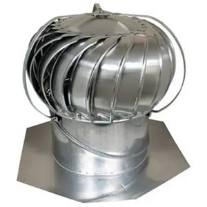 212 MAIN 259025 12 in. Mill Finish Externally Braced Aluminum Turbine Vent, Rust-Free Ventilation, Heavy Duty Fan