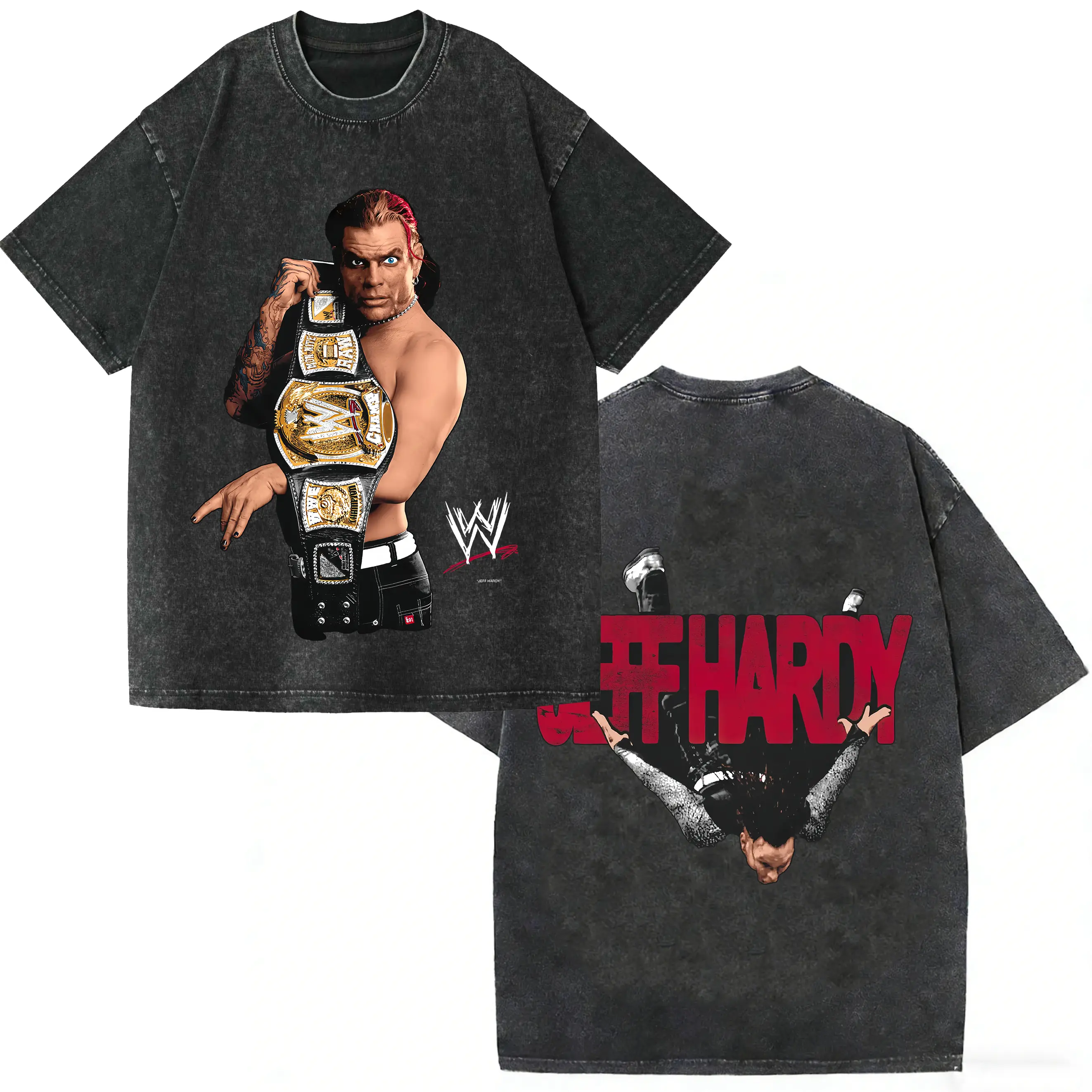 JEFF HARDY TEE, Wrestling Tee, WWE Tee, Wrestling Gift, Sports Shirt, Workout T-shirt, Gift for Him Gift For Her Hoodie Sweatshirt Streetwear