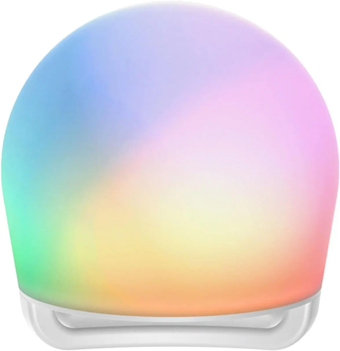Egg Night Light for Kids - Soft Color Changing LED Tap Light, Silicone Sensory Nursery Lamp with 30-Min Timer, Xmas Gift