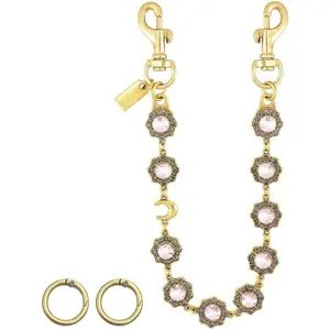 KIRA GOODS Bag Charms, Bag Charm Chain, Purse Charms for Handbags,flower-shaped women's purse chain - Jin