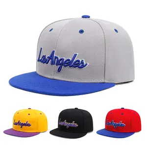 los angeles embroidered Baseball cap for men Hip Hop snapback cap flat brim hat fashionable sun visor cap for women