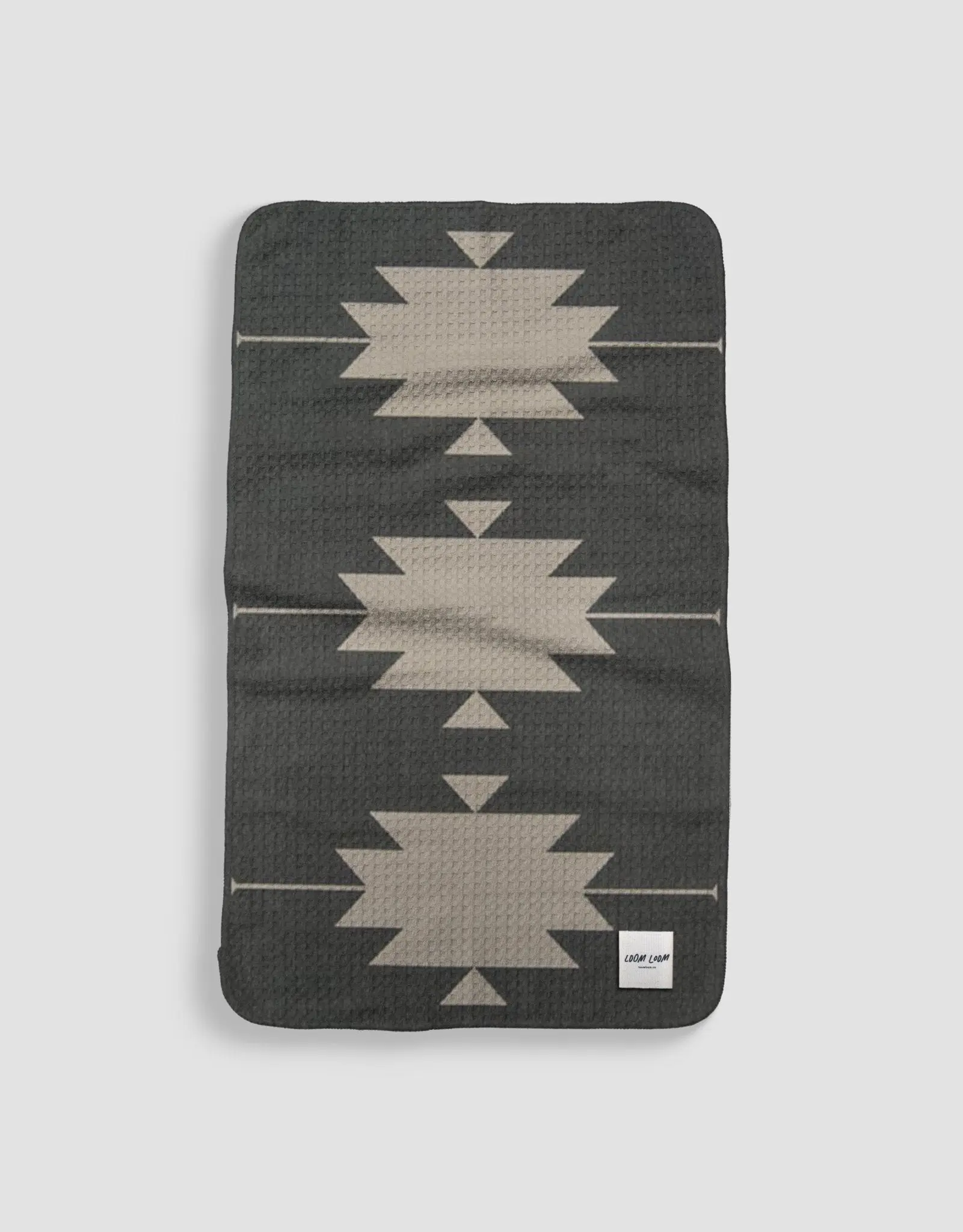 SW Grey Kitchen Cleaning Towel - Double-Sided Print, 16x28", Quick-Dry Absorbent Dishwashing Drying Cloth
