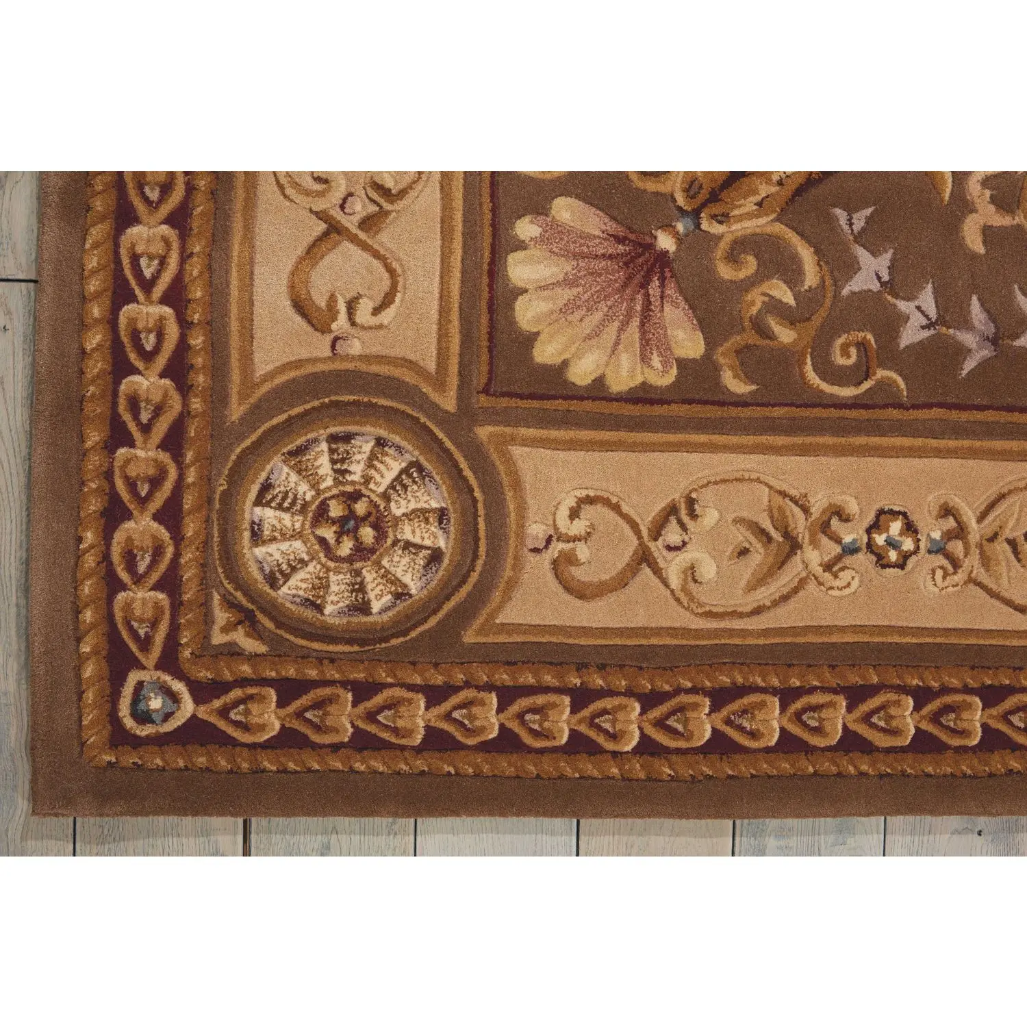 Nourison Versailles Palace Mushroom Area Rug 7'6" x 9'6"
