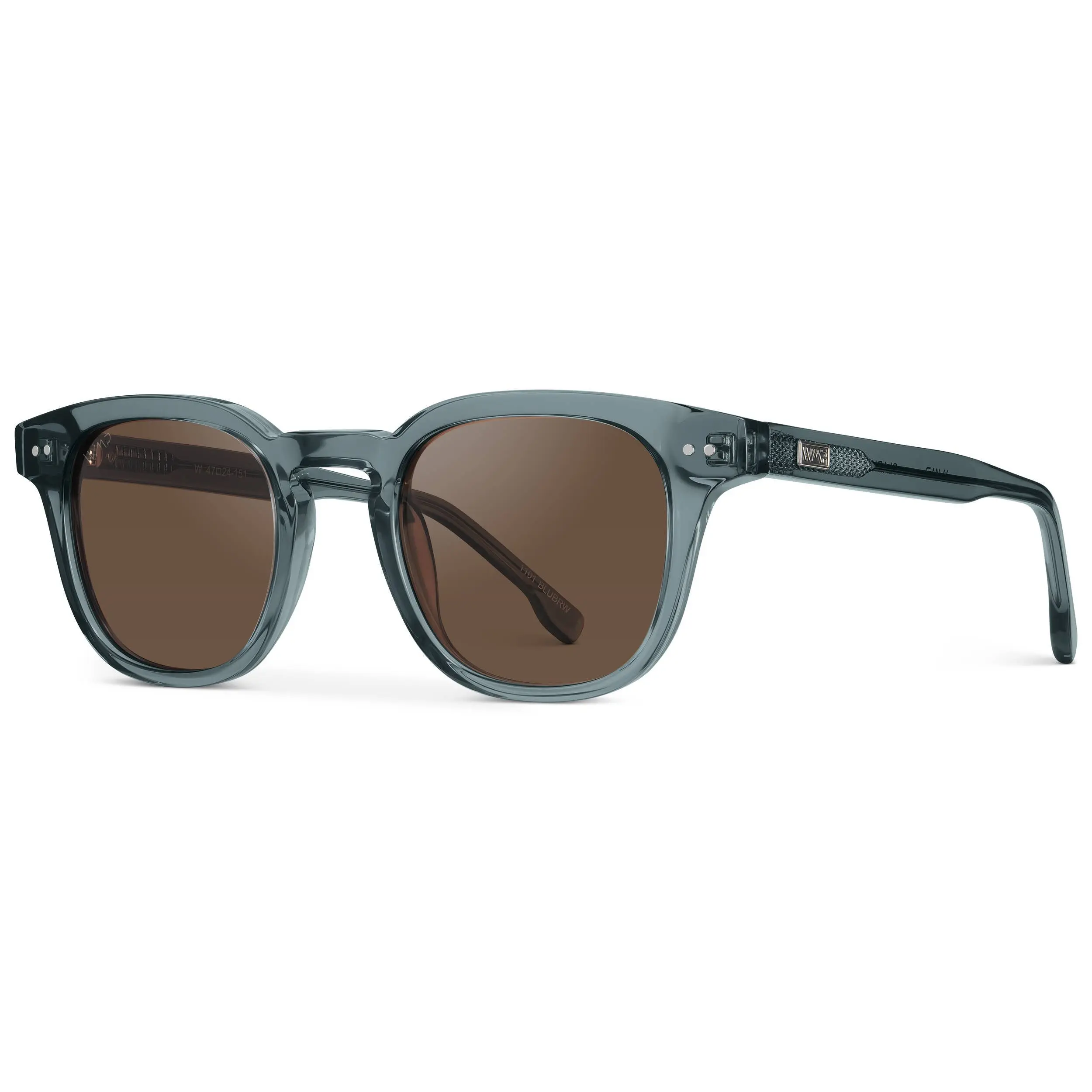 Clark WMP Eyewear - Retro Square Polarized Sunglasses