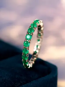 Exquisite Infinity Band Rings for Women & Girls Synthetic Zirconia Inlay, Perfect for Wedding Jewelry Engagement Ring, Daily Wear Anniversary Valentine's Day Gift Artificial Zircon Rings Sparkling Zircon Inlay