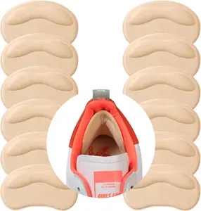 Heel Pads for Shoes Men, Heel Grips & Liners for Men Women – Protectors Against Blisters, Heel Pain, Slipping & Friction(6 Pairs, Beige)