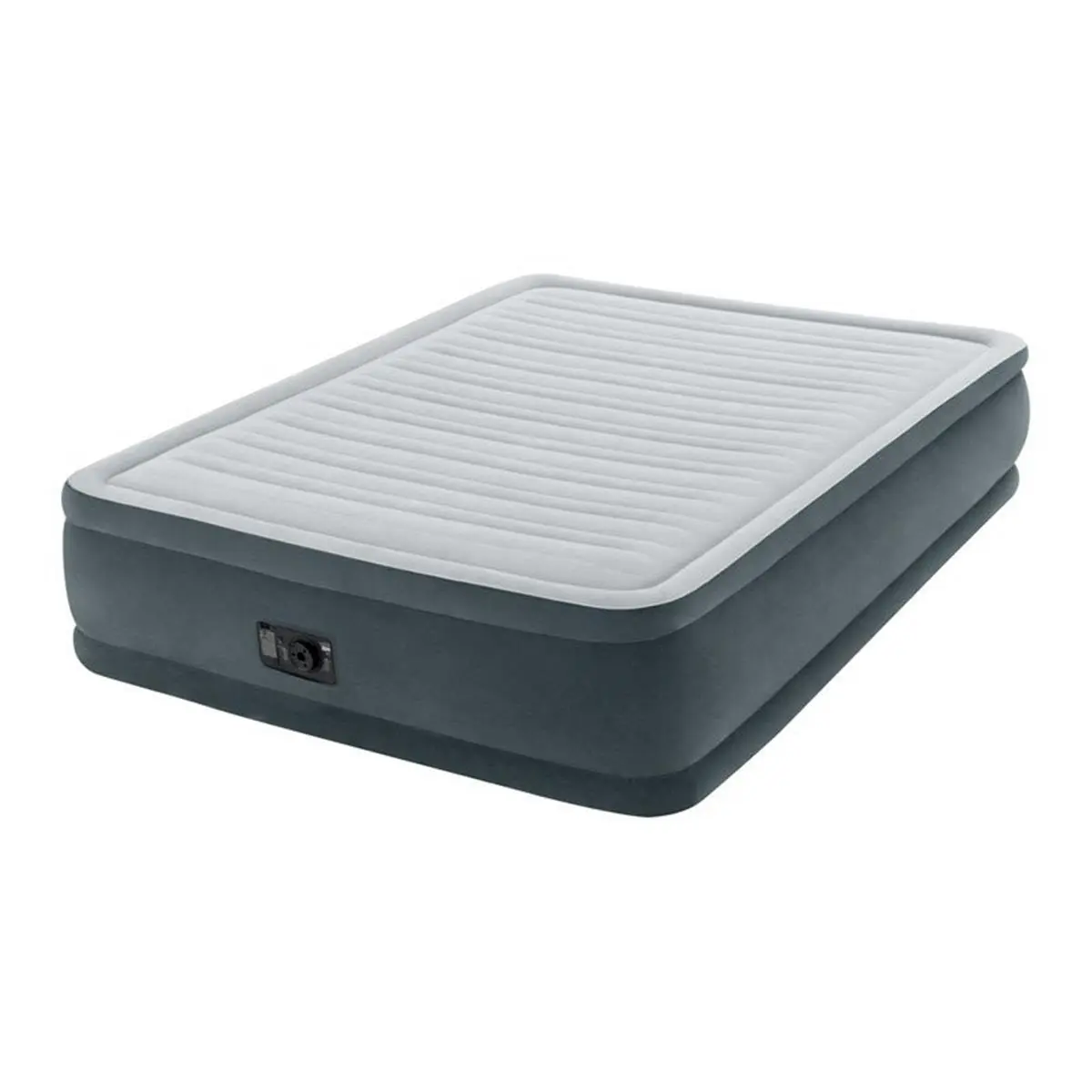 212 MAIN Queen Size Intex 8924706 Elevated Multi Purpose Inflatable Bed, Gray Portable Airbed with Included Pump for Camping, Hiking Sleeping Gear (Sports & Outdoor Camping Essentials)