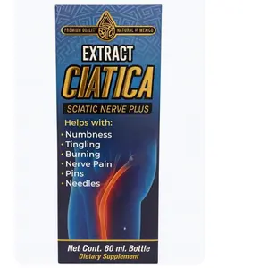 Natural de Mexico Extracto Ciatica 60 ml - Premium Sciatic Pain Relief Natural Supplement