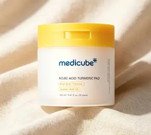 Medicube Official Glycolic Acid Pads – 70 Count Kojic Turmeric Formula for Exfoliating, Calming & Dark Spot Fading