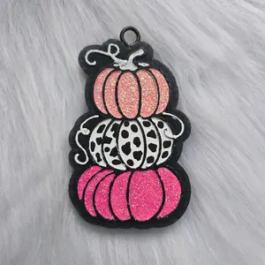 Pumpkin Pink & Cowprint car freshie