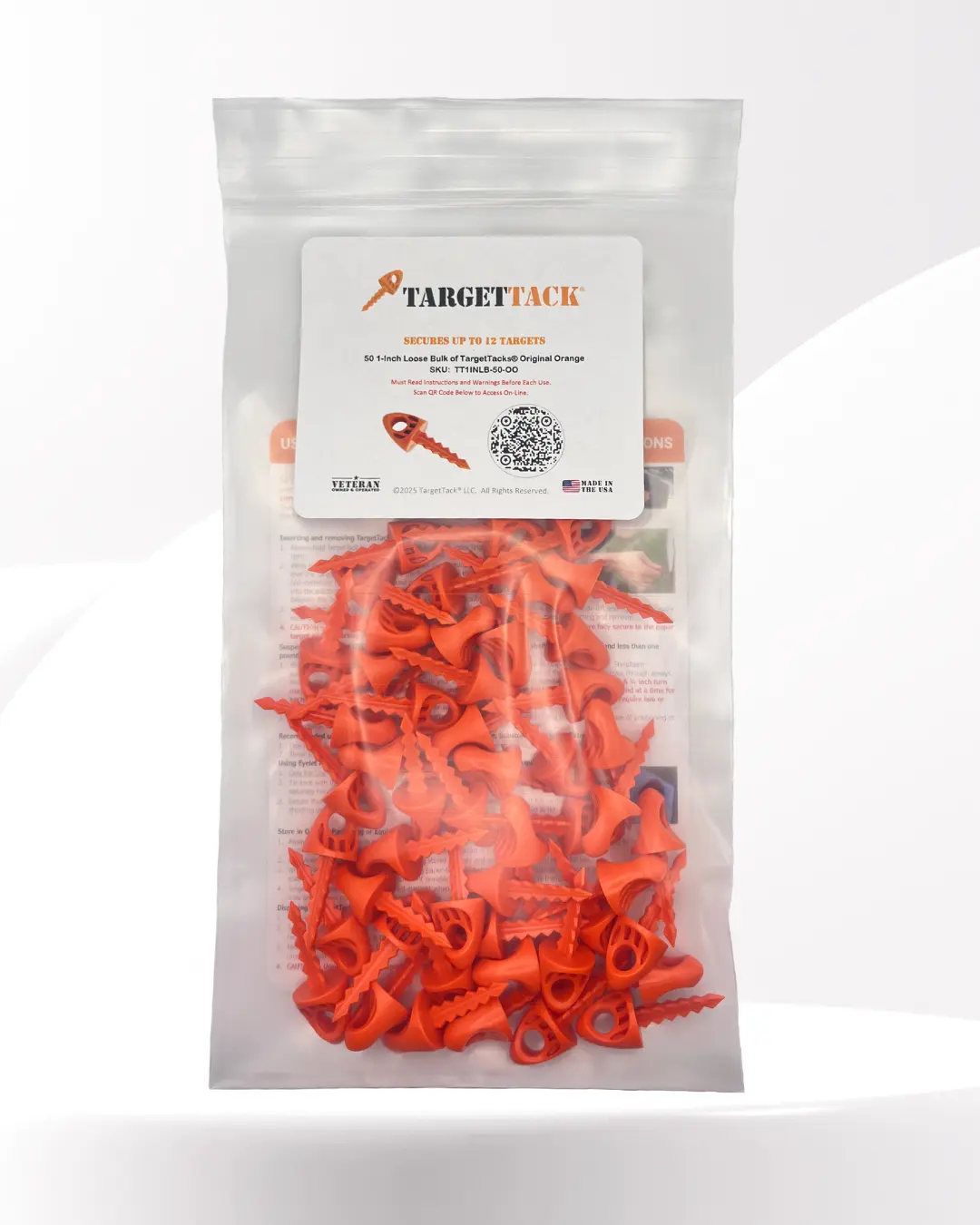 50 1-Inch Loose Bulk of TargetTacks®