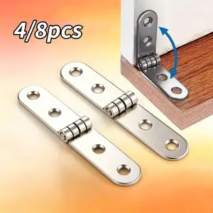 4/8pcs folding hinges, universal hinges, flap hinges for cabinet doors and tabletops