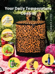 Leak-Proof Insulated Cooler Backpack for Women | 20-Can Capacity, Dual-Temp (Hot & Cold), 12-Hour Ice Retention | Beach, Camping, Commute Essential