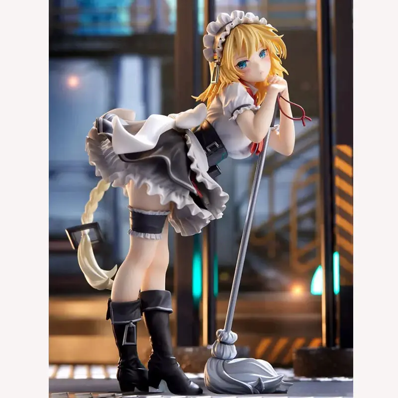 G36 Girl Frontline Maid Anime Action Figure, 1/7 Scale Artistic Sculptural Acrylic Character Miniature Collectible Figurine, Decor for PC Case & Car, Anime Fans Gift, Anime Action Figures, Collectible Figurines