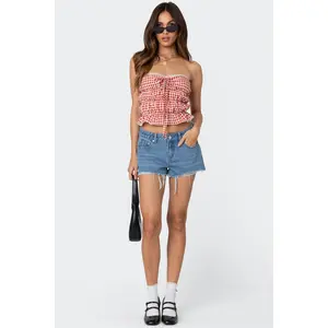 Fern Mid Rise Denim Shorts Fern Mid Rise Denim Shorts