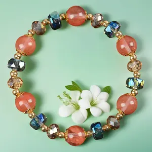 Colorful Crystal Lucky  - A thick string bead protective jewelry suitable for girlfriends to wear. It is a gift suitable for special occasions and a  suitable for both men and women to wear. bracelet