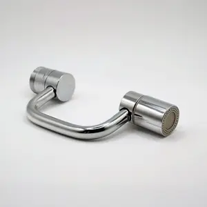1080° Swivel Faucet Extender Universal Splash-Proof Dual Spray Modes Rust-Proof Bathroom Sink Accessory