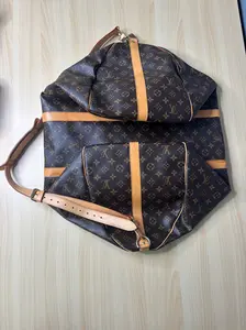 Pre-owned Canvas Travel Bags Louis Vuitton Keepall Bandouliere 60 K5